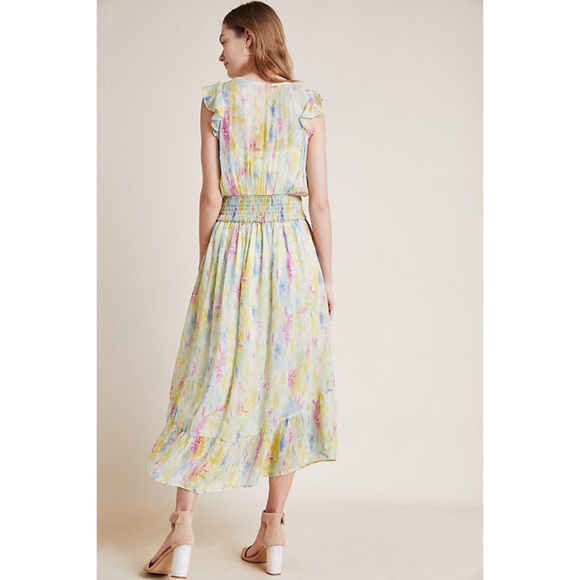 Anthropologie Watercolor Maxi Dress - Picture 5 of 8
